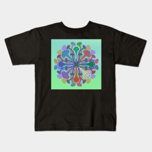 Colorful mushroom mandala Kids T-Shirt